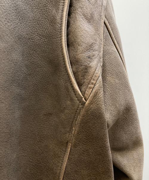 Eddie Bauer（エディーバウアー）Eddie Bauer (エディーバウアー) フライトジャケット ブラウン サイズ:Lの古着・服飾アイテム