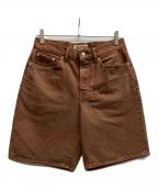stussyステューシー）の古着「Big Ol Shorts Denim Clay」｜ブラウン