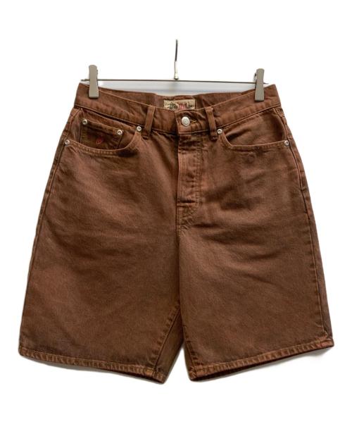 stussy（ステューシー）stussy (ステューシー) Big Ol Shorts Denim Clay ブラウン サイズ:71㎝（W28）の古着・服飾アイテム