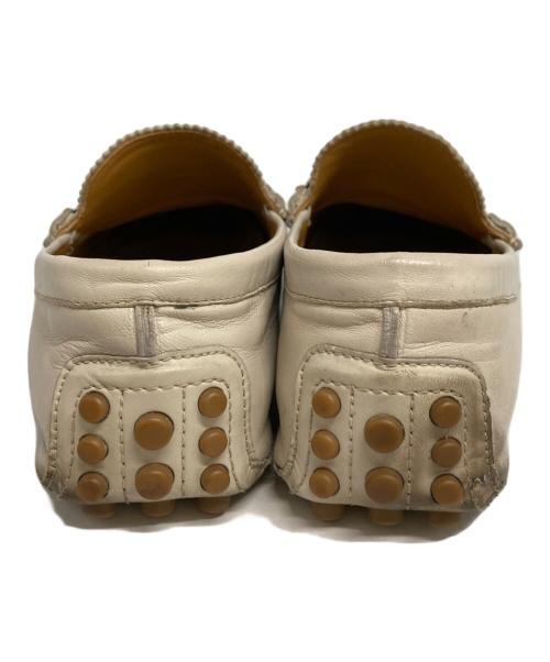 GUCCI（グッチ）GUCCI (グッチ) シェリーライン ローファー アイボリー サイズ:7の古着・服飾アイテム