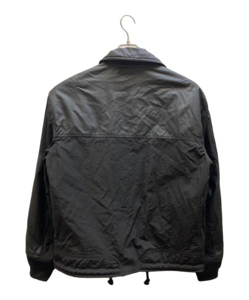 DIESEL（ディーゼル）DIESEL (ディーゼル) ナイロンジップジャケット ブラック サイズ:Ⅿの古着・服飾アイテム