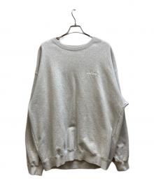 X-LARGE（エクストララージ）の古着「TWO TONE BACKSIDE OG CREWNECK SWEAT」｜グレー