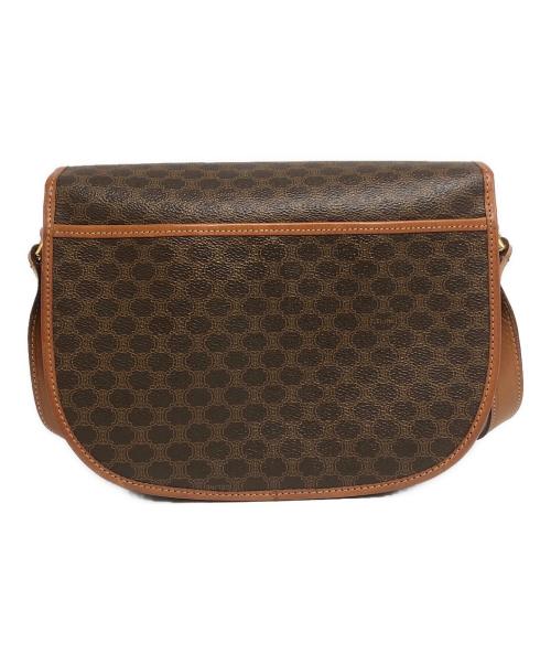 CELINE（セリーヌ）CELINE (セリーヌ) マカダム柄ショルダーバッグ ブラウンの古着・服飾アイテム