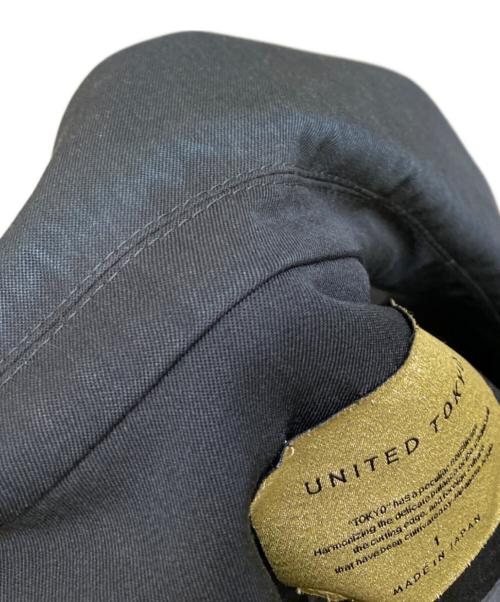 UNITED TOKYO（ユナイテッドトーキョー）UNITED TOKYO (ユナイテッドトーキョー) HARD GABARDINE JACKET ブラック サイズ:1の古着・服飾アイテム