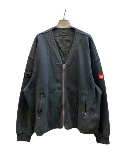 C.E（シーイー）C.E (シーイー) オーバーダイジップカーディガン グレー サイズ:XLの古着・服飾アイテム