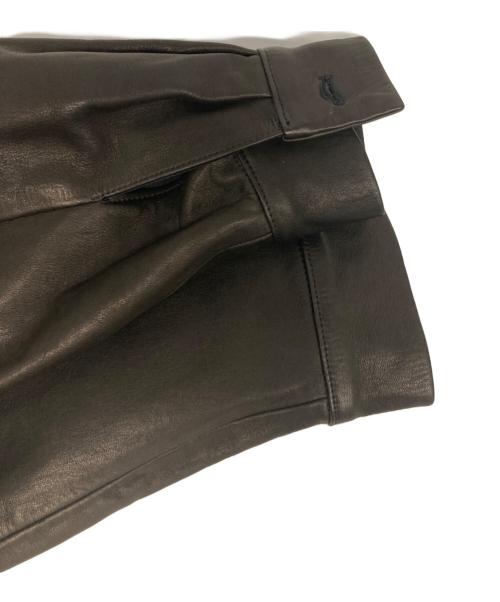 Blanc YM（ブランワイエム）Blanc YM (ブランワイエム) レザージャケット ブラウン サイズ:Lの古着・服飾アイテム