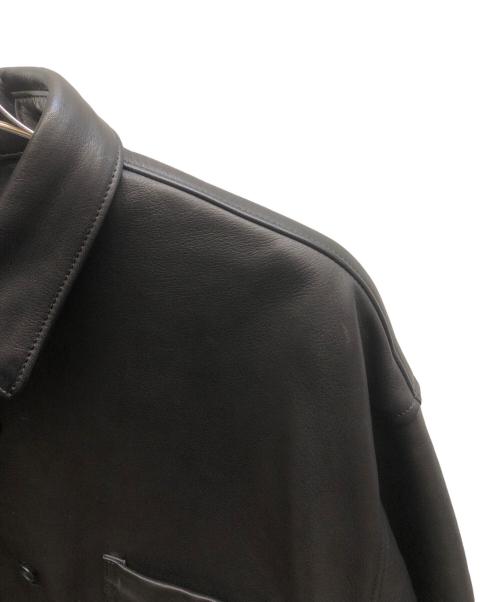 Blanc YM（ブランワイエム）Blanc YM (ブランワイエム) レザージャケット ブラウン サイズ:Lの古着・服飾アイテム