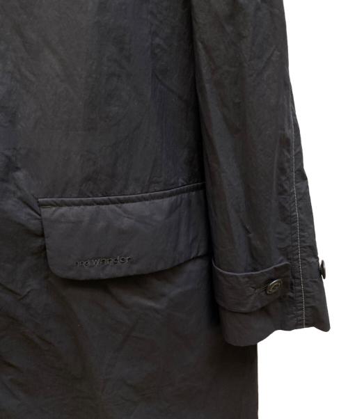 and wander（アンドワンダー）and wander (アンドワンダー) water repellent light coat ブラック サイズ:Lの古着・服飾アイテム