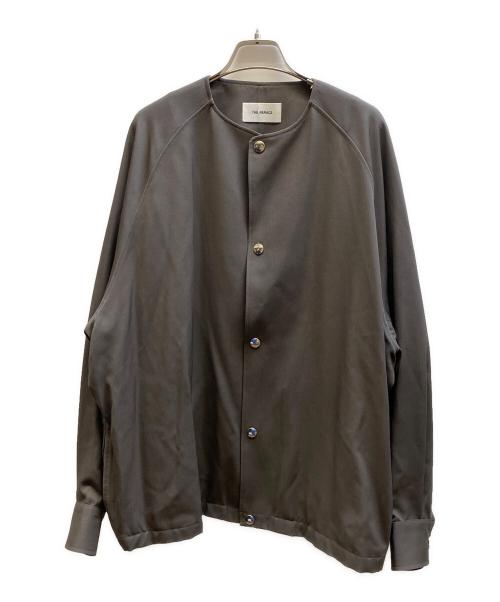 THE RERACS（ザ リラクス）THE RERACS (ザ リラクス) カラーレスラグランブルゾン グレー サイズ:48の古着・服飾アイテム