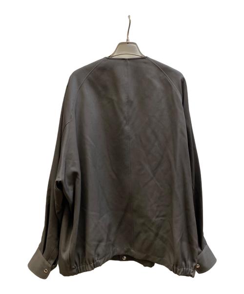 THE RERACS（ザ リラクス）THE RERACS (ザ リラクス) カラーレスラグランブルゾン グレー サイズ:48の古着・服飾アイテム