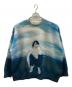 DAIRIKU（ダイリク）の古着「フォト プルオーバー ニット」｜ブルー