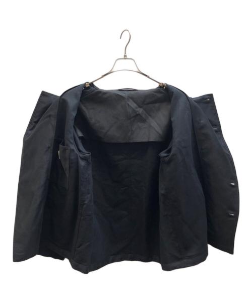 KABEL（カベル）KABEL (カベル) シルク混モールスキンフレンチワークジャケット ブラック サイズ:2の古着・服飾アイテム