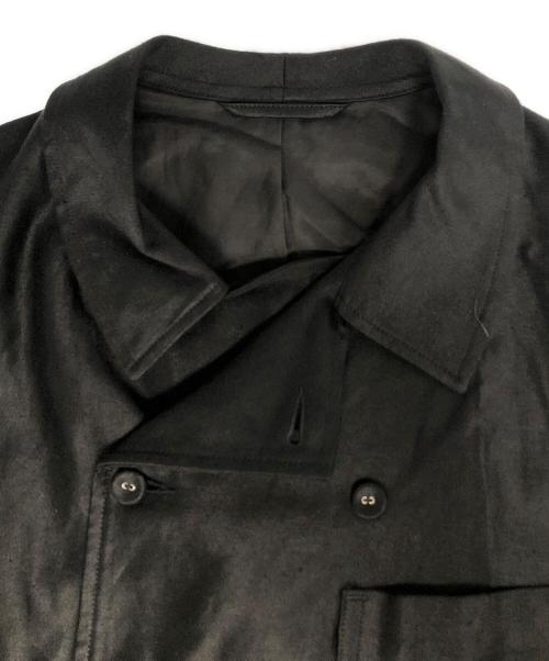 KABEL（カベル）KABEL (カベル) シルク混モールスキンフレンチワークジャケット ブラック サイズ:2の古着・服飾アイテム