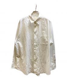 MARKAWARE（マーカウェア）の古着「ペルーピマ ポプリン コンフォートフィットシャツ」｜ホワイト