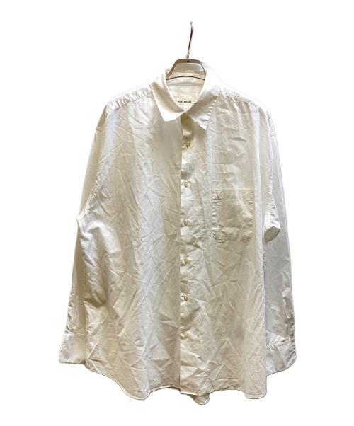 MARKAWARE（マーカウェア）MARKAWARE (マーカウェア) ペルーピマ ポプリン コンフォートフィットシャツ ホワイト サイズ:2の古着・服飾アイテム