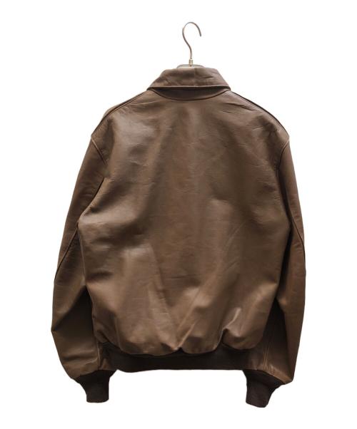 Willis&Geiger（ウィルスガイガー）Willis&Geiger (ウィルスガイガー) A-2フライトジャケット ブラウン サイズ:40の古着・服飾アイテム