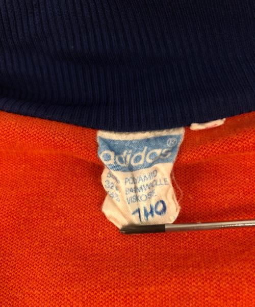 adidas（アディダス）adidas (アディダス) 70'sトラックジャケット ネイビー×オレンジ サイズ:6の古着・服飾アイテム