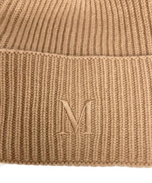 MaxMara（マックスマーラ）MaxMara (マックスマーラ) RIBBED CASHMERE HAT ブラウン サイズ:FREE 未使用品の古着・服飾アイテム