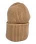 MaxMara (マックスマーラ) RIBBED CASHMERE HAT ブラウン サイズ:FREE 未使用品：15000円
