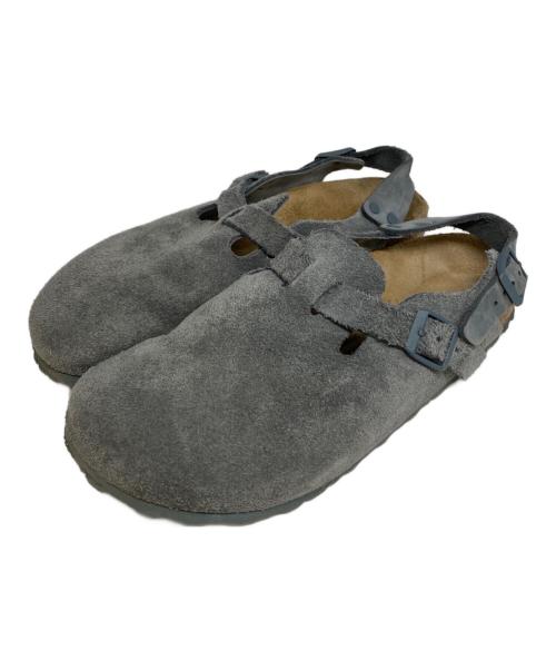 BIRKENSTOCK（ビルケンシュトック）BIRKENSTOCK (ビルケンシュトック) トキオ スエードサンダル ブルー サイズ:260の古着・服飾アイテム