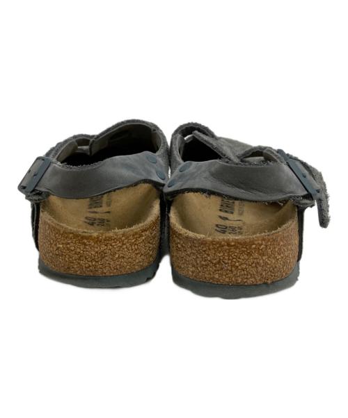 BIRKENSTOCK（ビルケンシュトック）BIRKENSTOCK (ビルケンシュトック) トキオ スエードサンダル ブルー サイズ:260の古着・服飾アイテム