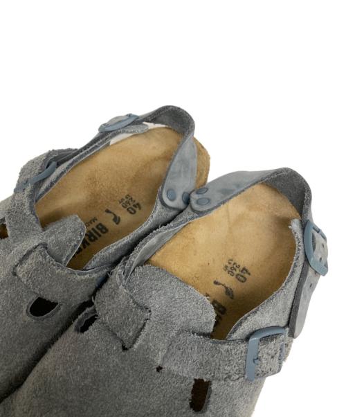 BIRKENSTOCK（ビルケンシュトック）BIRKENSTOCK (ビルケンシュトック) トキオ スエードサンダル ブルー サイズ:260の古着・服飾アイテム