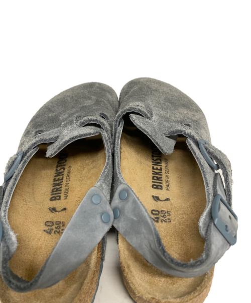 BIRKENSTOCK（ビルケンシュトック）BIRKENSTOCK (ビルケンシュトック) トキオ スエードサンダル ブルー サイズ:260の古着・服飾アイテム
