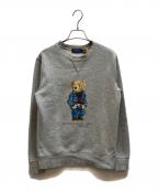 POLO RALPH LAURENポロ・ラルフローレン）の古着「ポロベアプリントスウェット」｜グレー