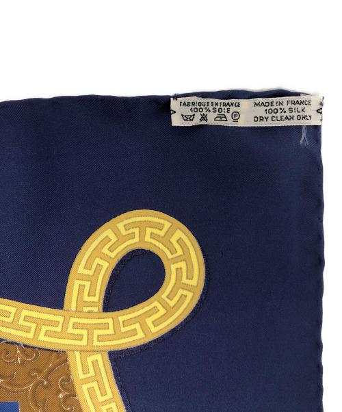 HERMES（エルメス）HERMES (エルメス) スカーフ ブルーの古着・服飾アイテム