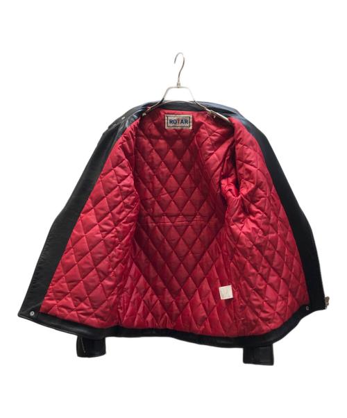 ROTAR（ローター）ROTAR (ローター) ダブルライダースジャケット ブラック サイズ:Lの古着・服飾アイテム