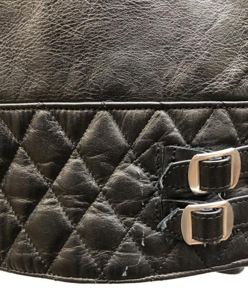 ROTAR（ローター）ROTAR (ローター) ダブルライダースジャケット ブラック サイズ:Lの古着・服飾アイテム