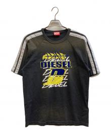 DIESEL（ディーゼル）の古着「T-ROXT-STRIPE」｜ブラック