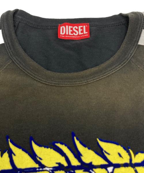 DIESEL（ディーゼル）DIESEL (ディーゼル) T-ROXT-STRIPE ブラック サイズ:XSの古着・服飾アイテム