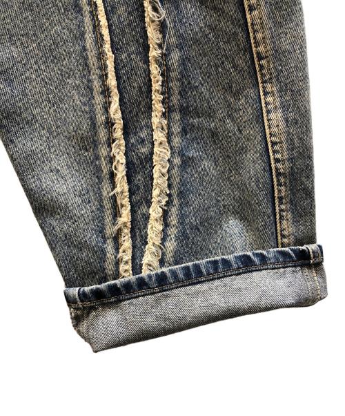 THUG CLUB（サグ クラブ）THUG CLUB (サグ クラブ) Tribal Denim Pants インディゴ サイズ:1の古着・服飾アイテム