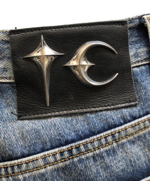 THUG CLUB（サグ クラブ）THUG CLUB (サグ クラブ) Tribal Denim Pants インディゴ サイズ:1の古着・服飾アイテム