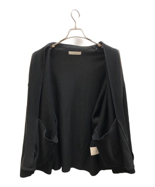 jieda（ジエダ）jieda (ジエダ) リップルジップジャケット ブラック サイズ:1の古着・服飾アイテム