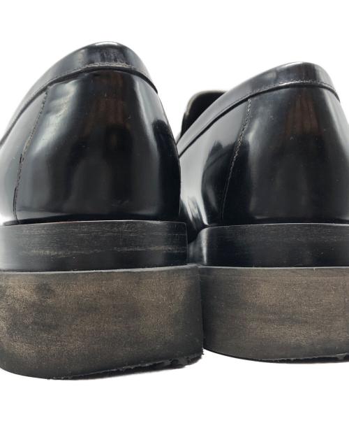BOTTEGA VENETA（ボッテガベネタ）BOTTEGA VENETA (ボッテガベネタ) ラグ フラット ローファー ブラック サイズ:４０の古着・服飾アイテム