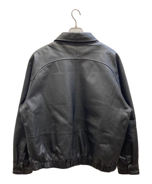 ST JOHN'S BAY（セントジョンズベイ）ST JOHN'S BAY (セントジョンズベイ) レザージャケット ブラック サイズ:Lの古着・服飾アイテム