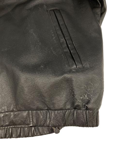 ST JOHN'S BAY（セントジョンズベイ）ST JOHN'S BAY (セントジョンズベイ) レザージャケット ブラック サイズ:Lの古着・服飾アイテム