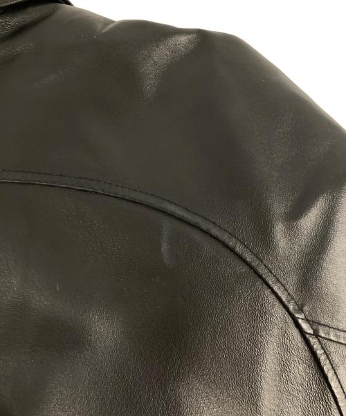 ST JOHN'S BAY（セントジョンズベイ）ST JOHN'S BAY (セントジョンズベイ) レザージャケット ブラック サイズ:Lの古着・服飾アイテム