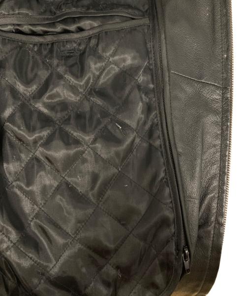 ST JOHN'S BAY（セントジョンズベイ）ST JOHN'S BAY (セントジョンズベイ) レザージャケット ブラック サイズ:Lの古着・服飾アイテム