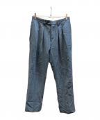 NEATニート）の古着「2tuck slacks」｜ブルー