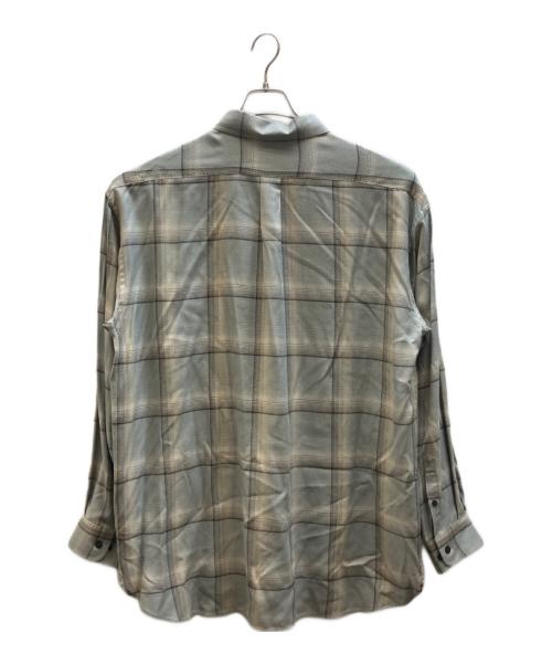 SUGARHILL（シュガーヒル）SUGARHILL (シュガーヒル) OMBRE PLAID SHIRTS LOOSE FIT ベージュ サイズ:3の古着・服飾アイテム