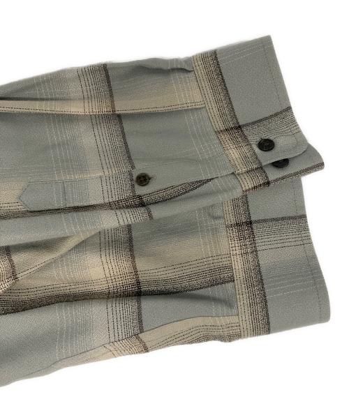 SUGARHILL（シュガーヒル）SUGARHILL (シュガーヒル) OMBRE PLAID SHIRTS LOOSE FIT ベージュ サイズ:3の古着・服飾アイテム