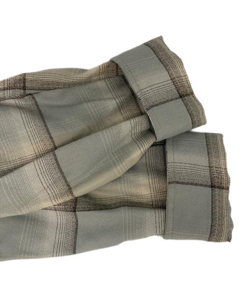SUGARHILL（シュガーヒル）SUGARHILL (シュガーヒル) OMBRE PLAID SHIRTS LOOSE FIT ベージュ サイズ:3の古着・服飾アイテム