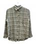 SUGARHILL（シュガーヒル）の古着「OMBRE PLAID SHIRTS LOOSE FIT」｜ベージュ