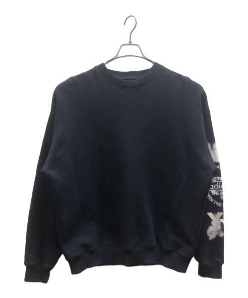 Y-3（ワイスリー）Y-3 (ワイスリー) Graphic Crew Sweater ブラック サイズ:Ⅿの古着・服飾アイテム