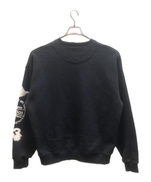 Y-3（ワイスリー）Y-3 (ワイスリー) Graphic Crew Sweater ブラック サイズ:Ⅿの古着・服飾アイテム