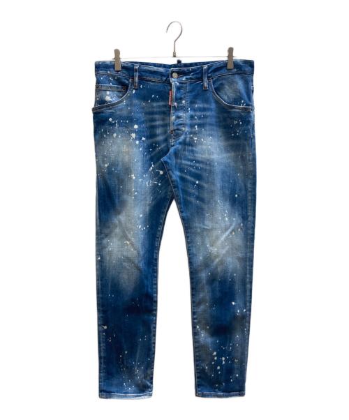 DSQUARED2（ディースクエアード）DSQUARED2 (ディースクエアード) Skater Jean インディゴ サイズ:50の古着・服飾アイテム