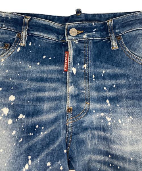 DSQUARED2（ディースクエアード）DSQUARED2 (ディースクエアード) Skater Jean インディゴ サイズ:50の古着・服飾アイテム